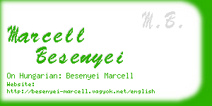 marcell besenyei business card